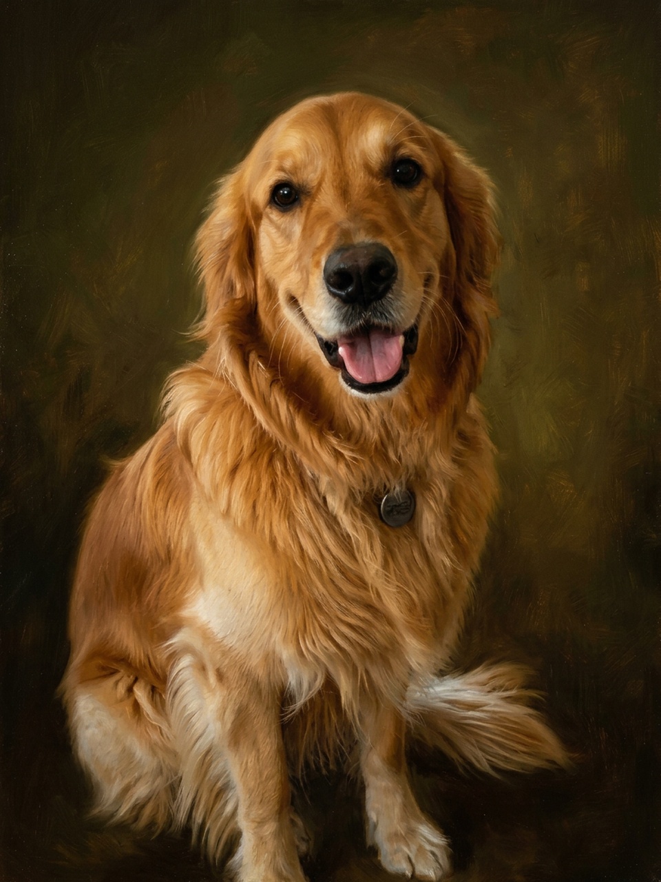 Golden retriever — Heritage Portrait
