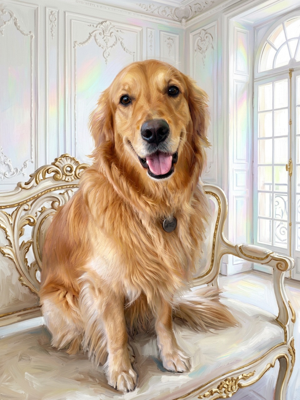 Golden retriever — Light Room