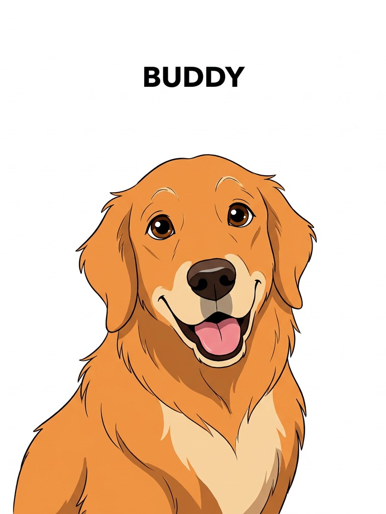 Golden retriever — Cartoon Name