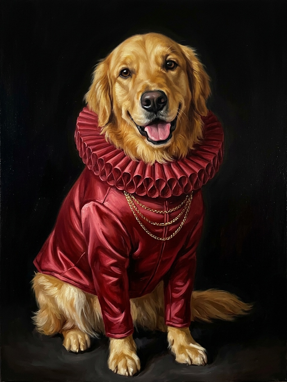 Golden retriever — Red Queen