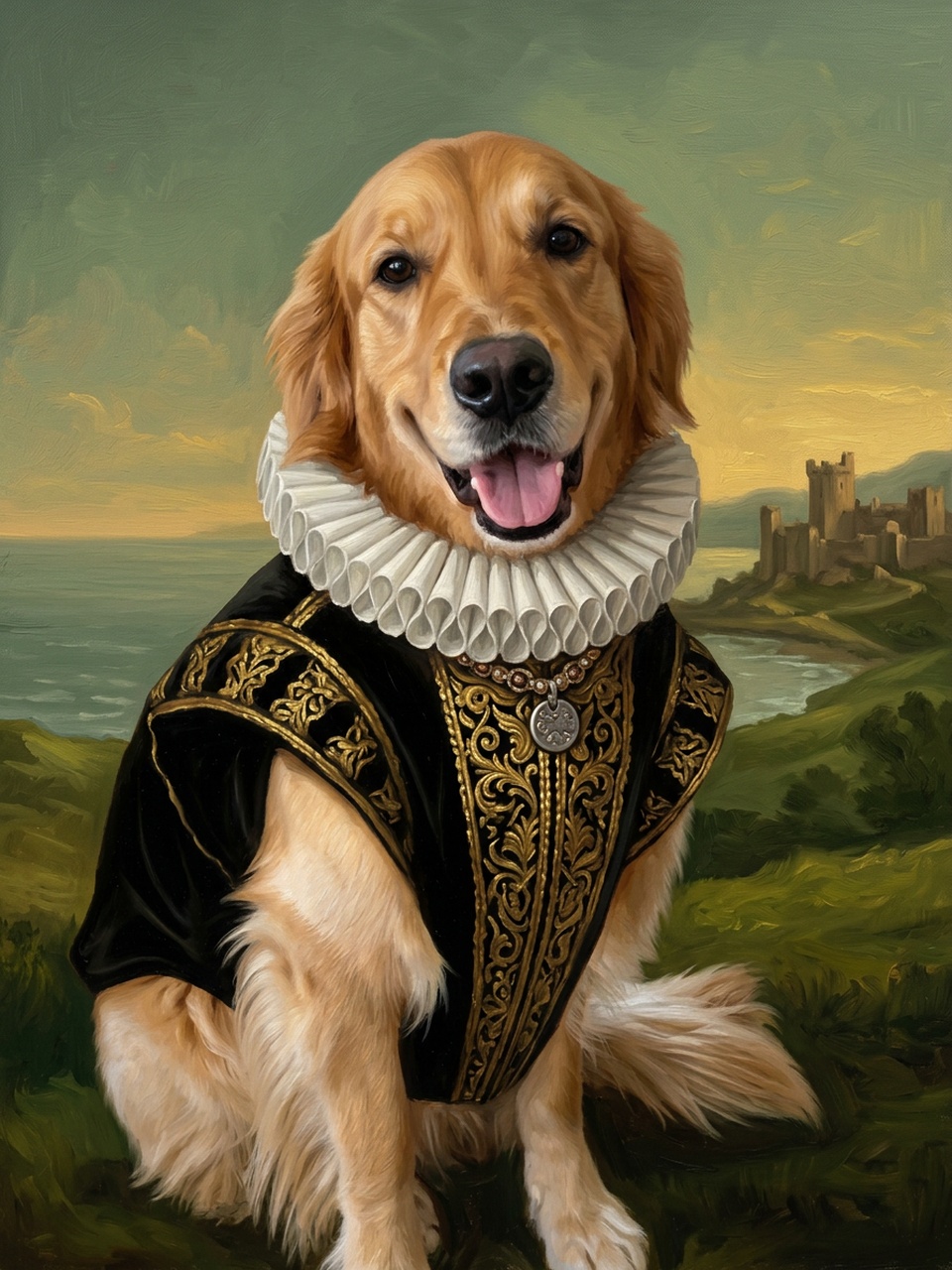 Golden retriever — Seaside Royal